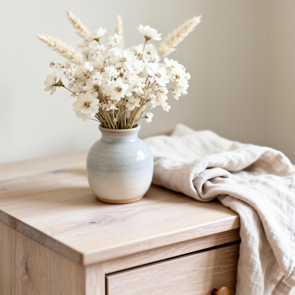 Scandinavian summer farmhouse vignette